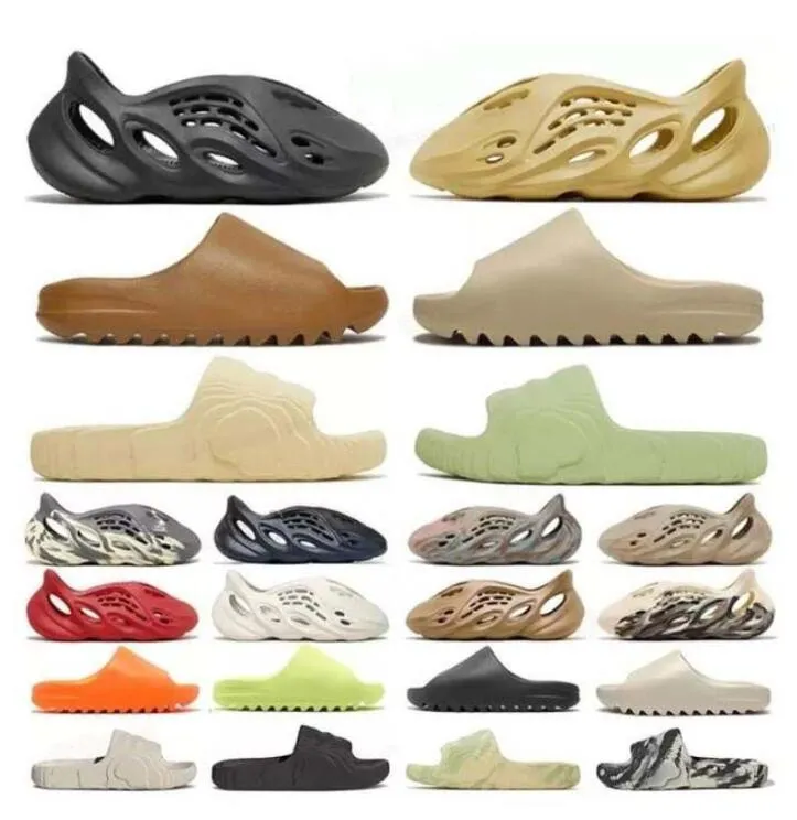 Hombres Sandalias Mujeres Diapositivas zapatos casuales Runner Ararat Slipas de tobog￡n Flatas Resina de hueso Espuma de arena del desierto Goma del oeste del oeste de West Brown