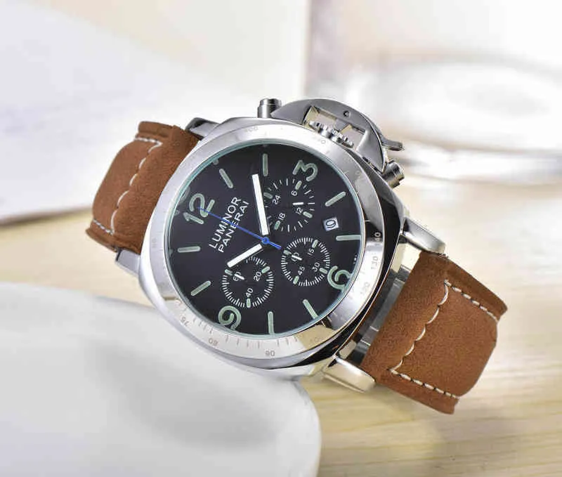 Fashion Mens Watches Luxury for Mechanical Men Leather Band Calendar Gentleman 8hrl Wristwatches Style