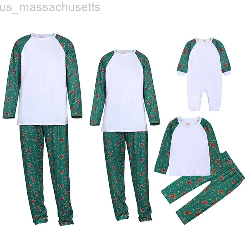 Familie bijpassende outfits volwassen kinderen nachtkleding pak baby romper cartoon bedrukt katoen meisjes jongen moeder vader set kerst familie bijpassende pyjama set