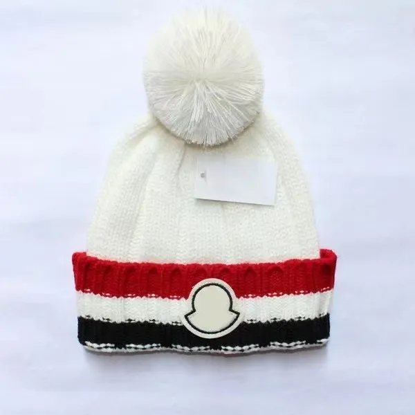 Beanie/Skull Caps Mengjia nouveau chapeau tricoté chapeau tricoté de haute qualité avec balle et bonnet automne et hiver chaud mode tendance marque chapeau seau chapeaux pour hommes