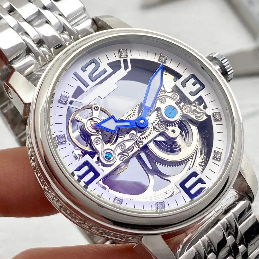 PP Calatrava Mens Watch for Man Automatic Mechanical Diameter 42x12mm Quality Quality Designer Wristwatch Sapphire Mirror 065