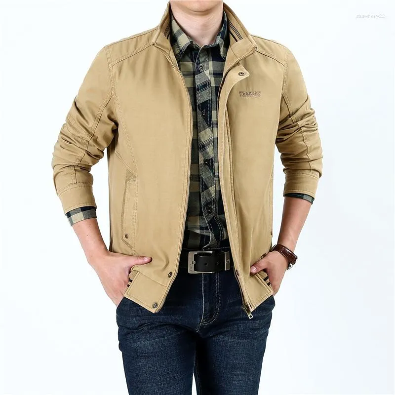 Men's Jackets Men Clothing 2022 Korean Mens Fashion Casual Lightweight Jacket Spring And Autumn Coat Lapel Thin Men's Bomber