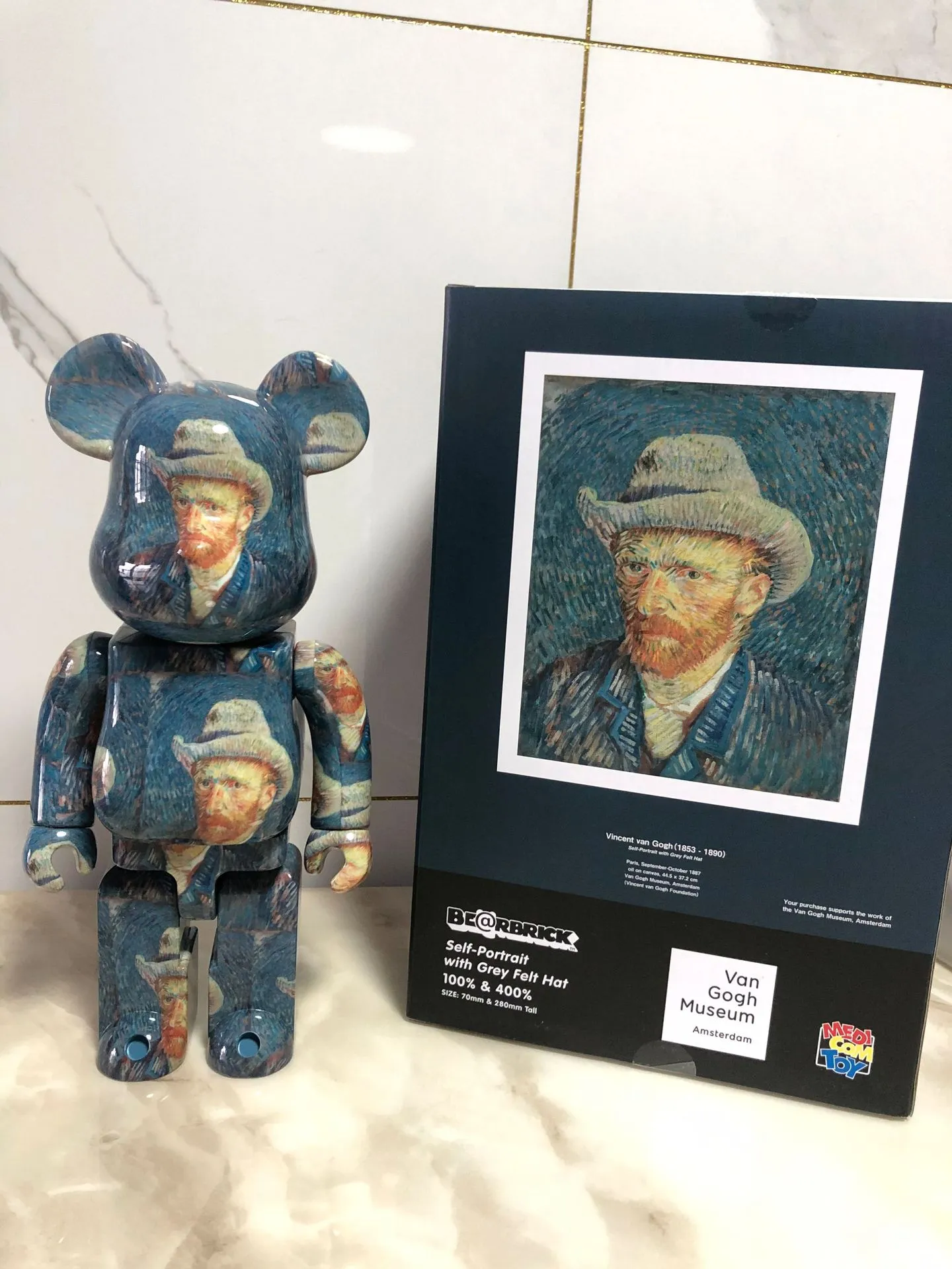 BE@RBRICK Van Gogh Museum 1000% 博物館自画像 【公式通販】