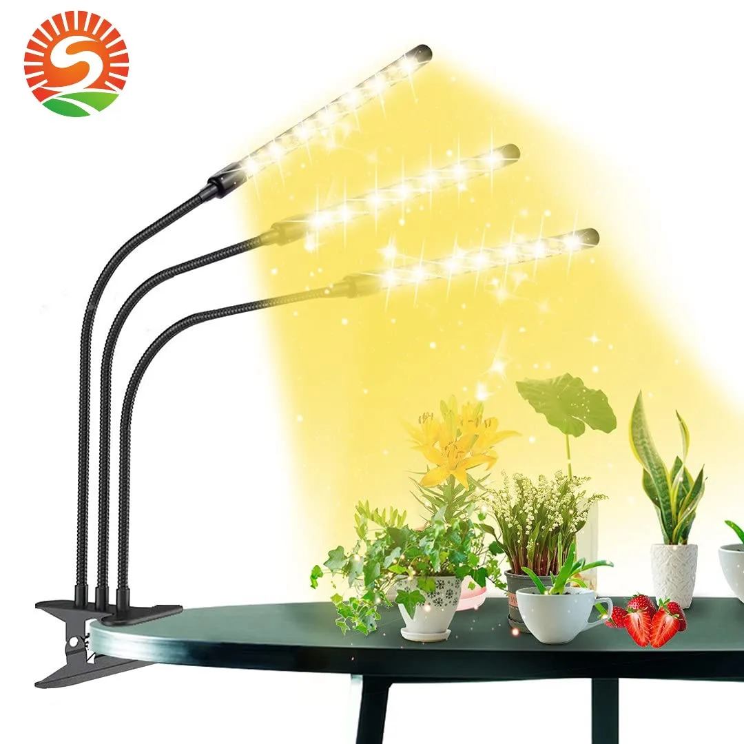 Full Spectrum LED Grow Light - 198 LEDs, Dimmable Plant Light with ...
