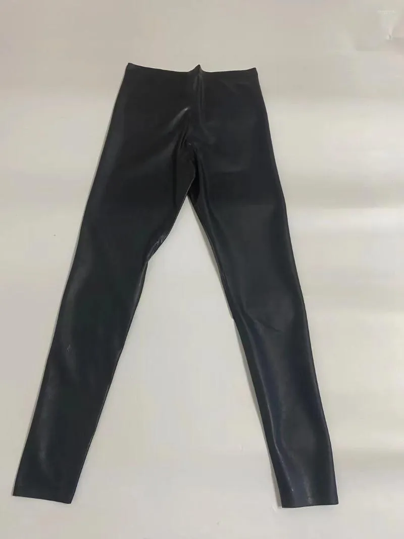 Handmade Natural Latex No Panties Leggings 0.4MM Rubber Trousers From  Dongporou, $58.96