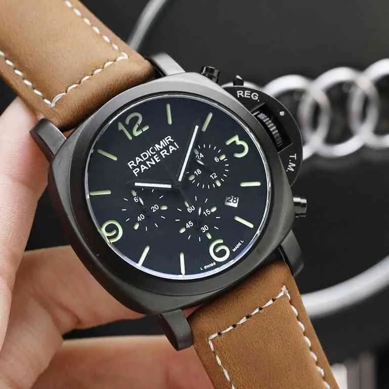 Classic Watches Original Men Leather Waterproof Chronograph Business Watch Jam Tangan Lelaki Kuarza 01 Hi8y