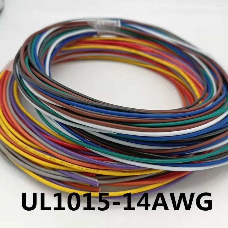 Aydınlatma Aksesuarları 2/5 Metler UL1015 PVC Tel 14AWG Çapı 3.5mm Teneke OFC Teneke Bakır Elektron İletken Kablo Lambası Çevre