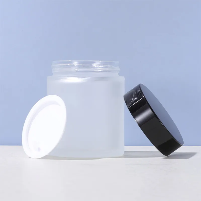 Frosted Eye Cream Jar Bottle 5G 10G 15G 20G 30G 50G 100G TOMT GLASS LIP BALM CONTAINER WID MUN MUN MOMETIC TEVAR