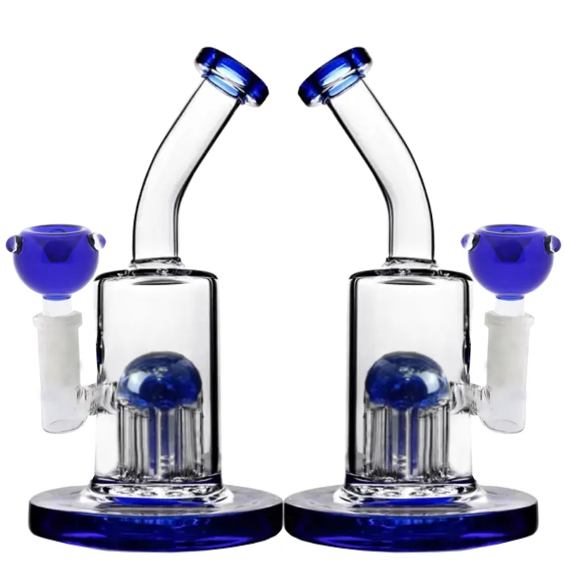 Glass Bongs Recycler Smoking Water Pipes Filtration Percolator Big Filtering Chamber Bong Rigs Retails