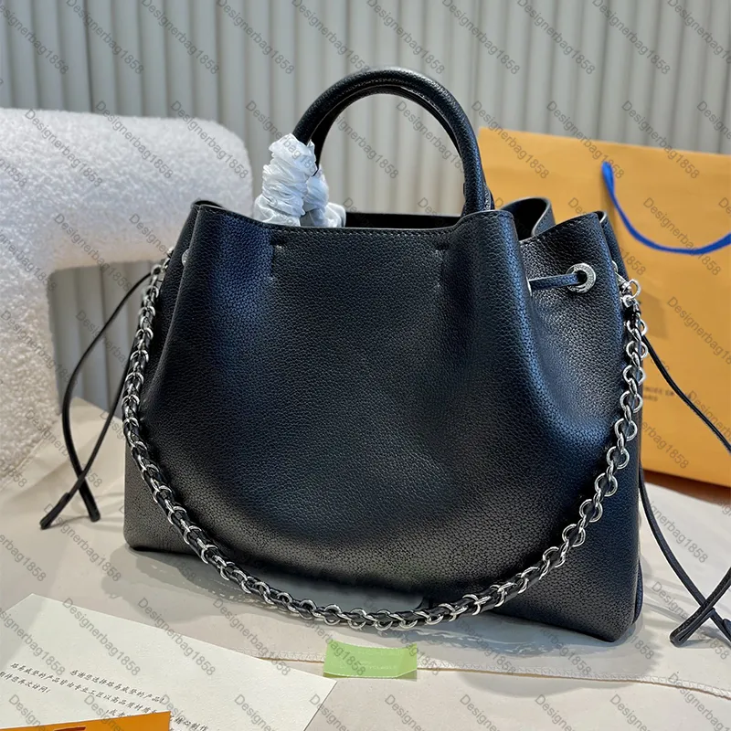 BELLA TOTE schoudertas designer handtassen vrouwen geperforeerde emmer tassen met trekkoord M59200 M59369