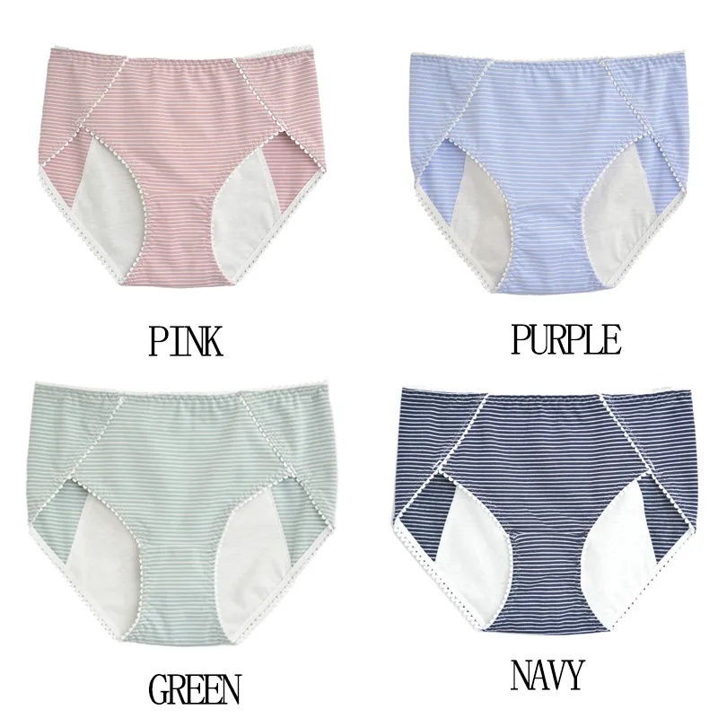 Metki damskie sanitarne majtki Funchional Brief for Ladies 5pcs/Pack Akceptuj kolor mieszanki