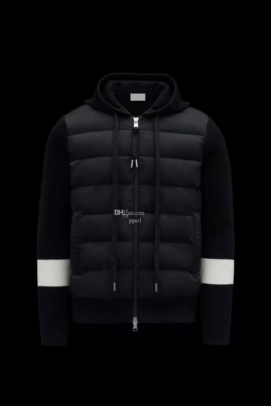 2021 Новая вязаная сшиваемая шва вниз по пиджак, пиджак, франция роскошная бренда, перемычка с толчком nfc 'высокий качественный размер толщины s-xl