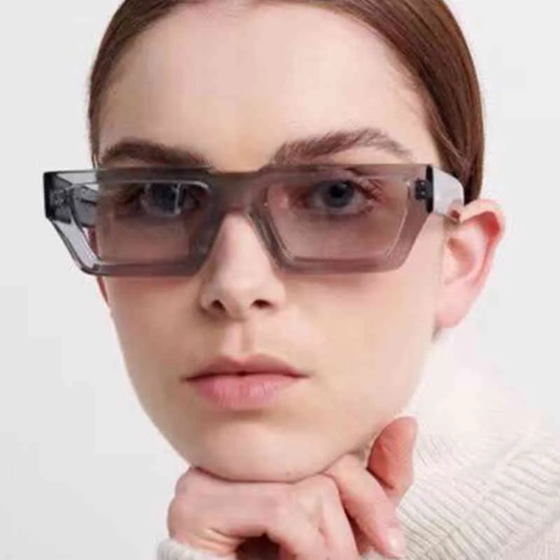 Onbekend klein vierkante zonnebril vrouwen merk Digner Glass Men/vrouwen spiegel glas mannen vintage gafas de sol para hombre 2021xfn6