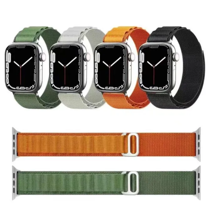 2022 Nuovo modello ￨ per Apple Watch Iwatch Cint Generation 8 Loopback Nylon Watch Cinghia