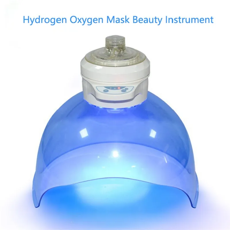 Korean Hydrogen Therapy Oxygen Mask With LED Red Blue Spectrometer And