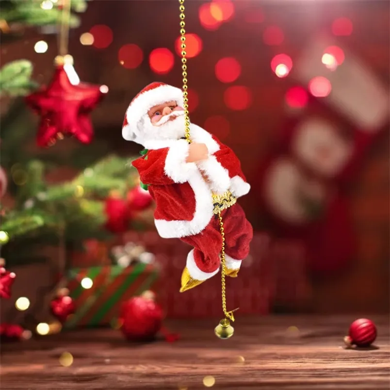Weihnachtsmann Wohndekoration Elektrisch,Musik Rutschbahn