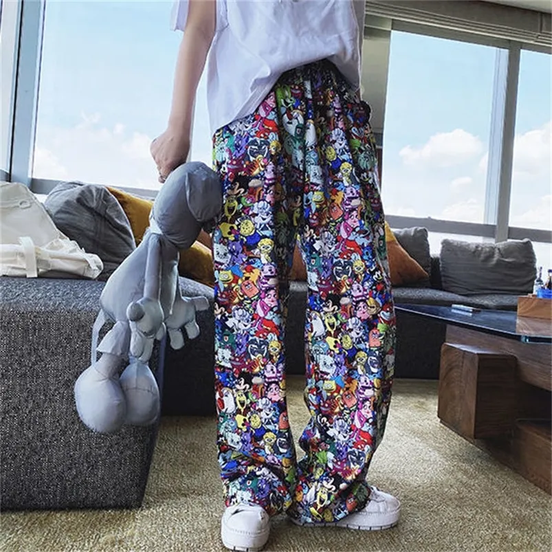 Cartoon Print Floral Capri Pants Pants Classic Sports Trousers In Plus Size  For Sweat And Style 220916 From Kong003, $13.69