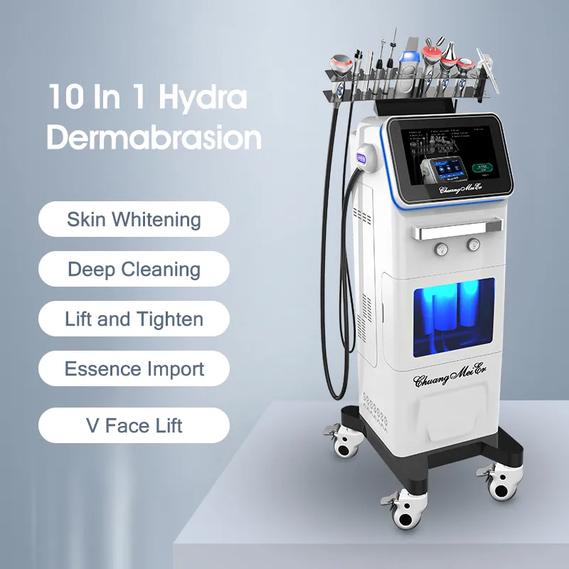 RF Facial Machine With Crystal Hydrating Microdermabrasion For Skin