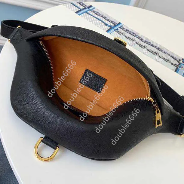 Bumbag Cross Body Waist Bags Bumbags Pack Bum-Prägung Blumen Berühmte Luxus-Designertaschen aus weichem Leder