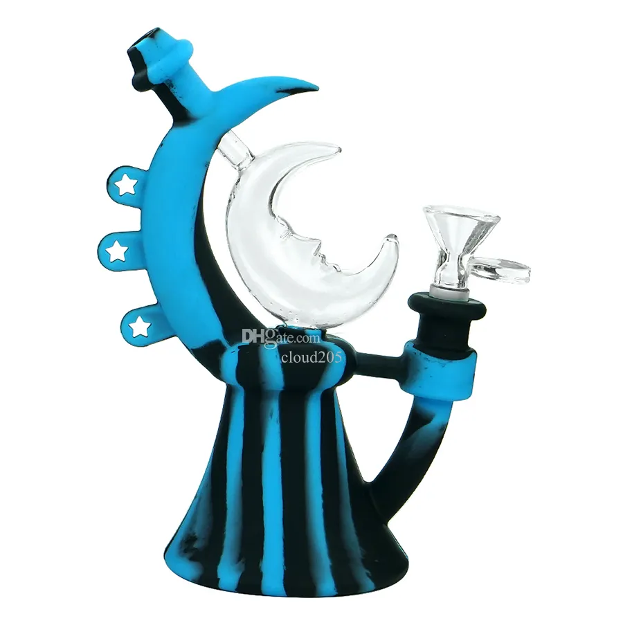 Smoking Accessories moon pot water pipe glass bong smoking pipes