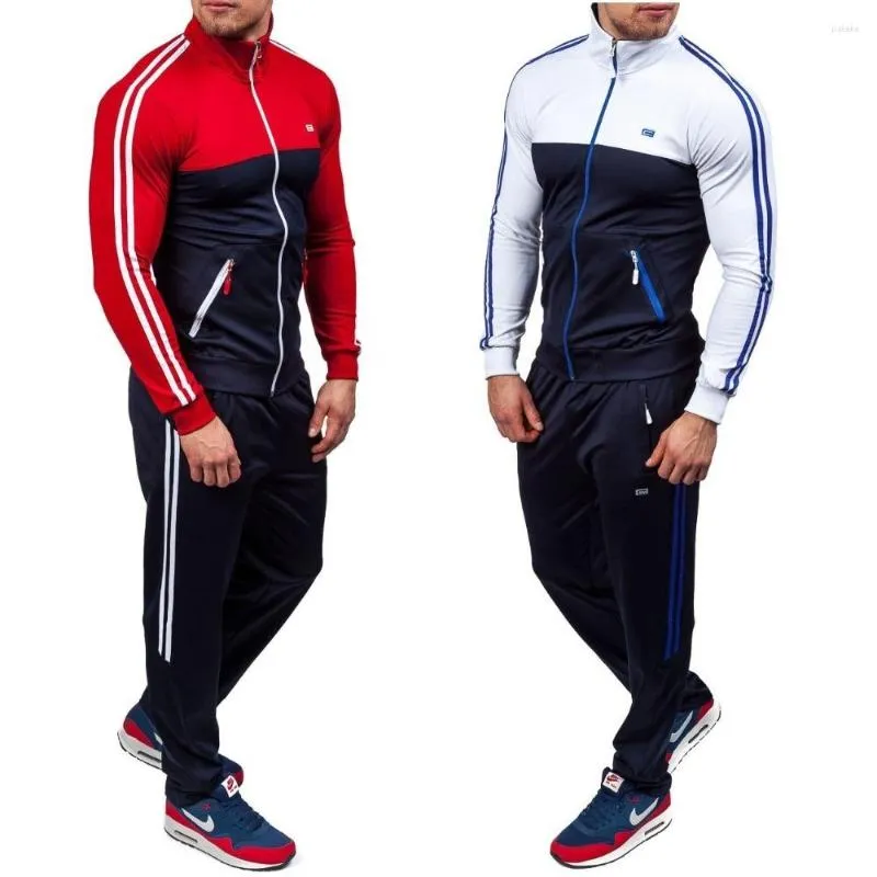 Erkek Trailtsits Zogaa 2022 Erkek Moda Ceket ve Sport Pantolon Setleri Boyut XS-4XL Sportswear Mens Trailtsuit Sweatheruit