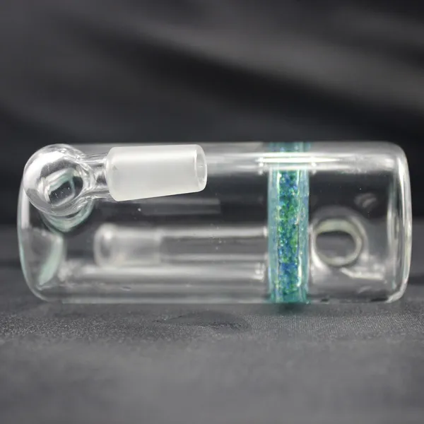 Raccoglitore di cenere da 18 mm con disco frittato Adattatore fumatori Ashcatcher Chip di sabbia Perc Bong in vetro Pipa ad acqua Dab Rigs