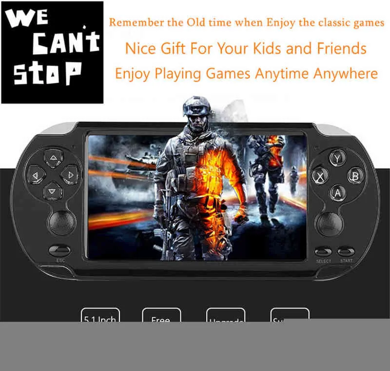 Portable Game Players Newest Upgrade X9 S 5 Inch Game Console X9