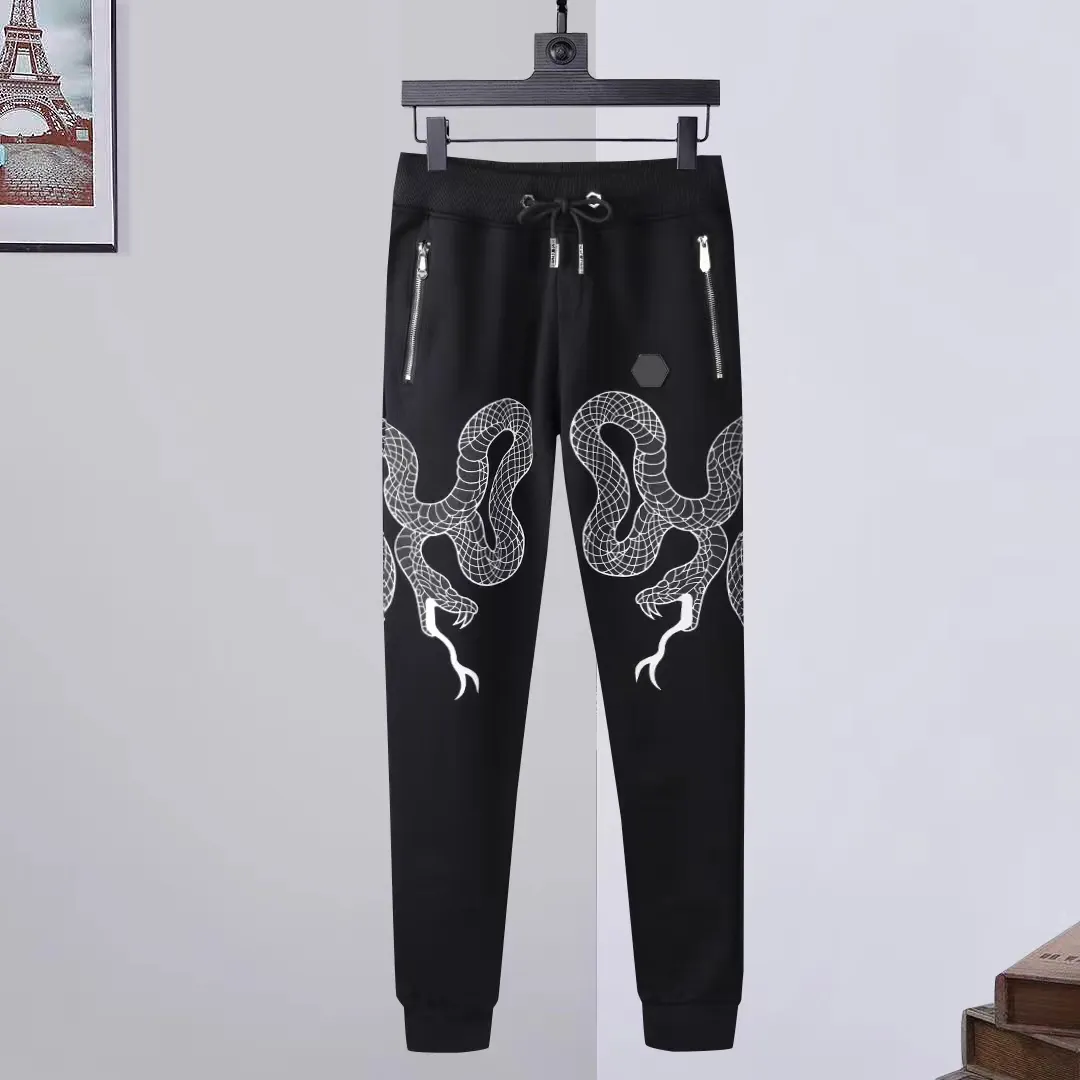 Plein beer herenbroek joggen broek stenen gotische pp schedels heren dames broek sport luxe ontwerpers joggingbroek trekstring joggers paar merk kleding 84603