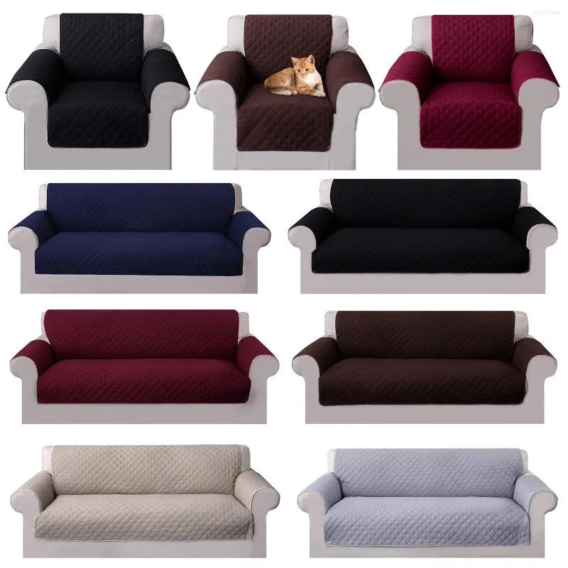 Pokrywa krzesła stałe kolorowe sofa do mycia ręcznika kanapa podłokietnikowy Kanapa Slipcovers Dog Pets Single/dwa/trzy/cztery miejsce