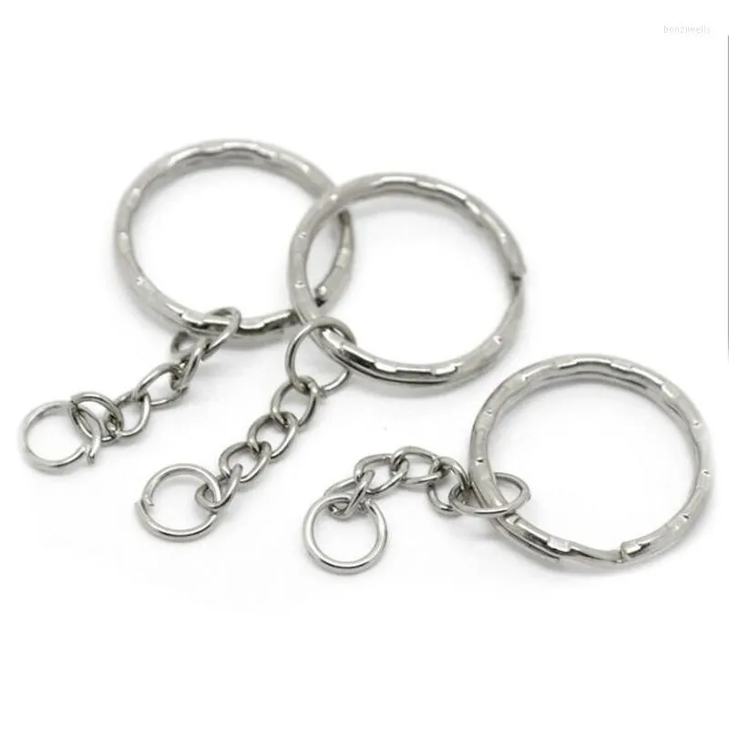 Heavy Duty Magnetic Hooks Silver Color Tone Round Key Chains