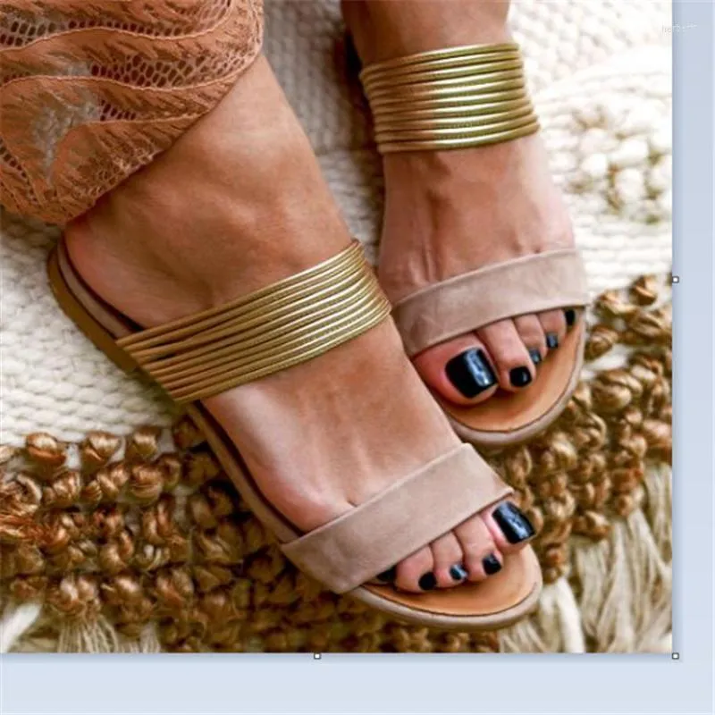 Sandalen mode bohemian dames dames zomerschoenen fruitige platte sandalias zapatos de mujer