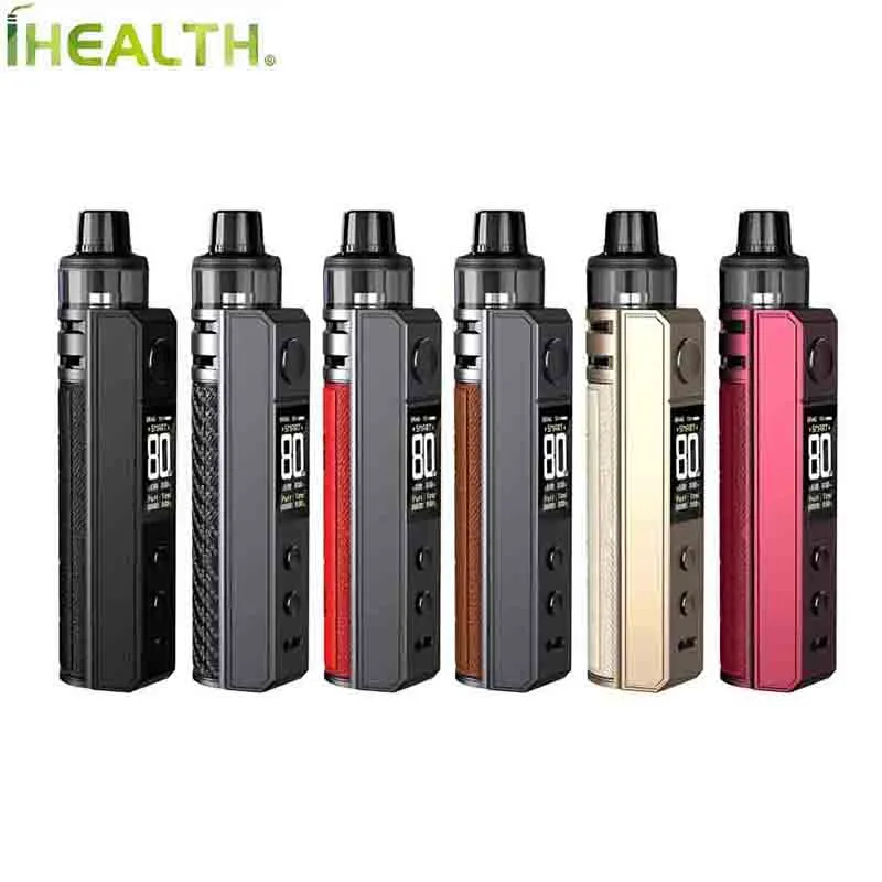 VOOPOO ORIGINAL DRAG H80 S KIT 80W Caixa Mod Vape 4 5ml PNP POD II 