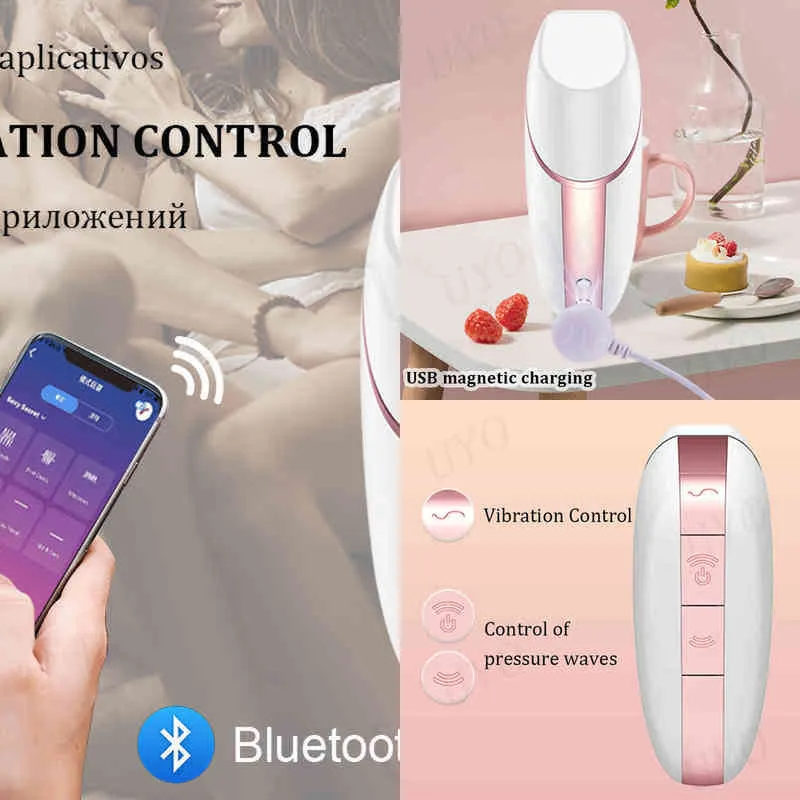 Nxy Vibratoren Satisfyer Love e App Fernbedienung für Frauen Sex Shop Klitoris Stimulator Laden Nippel Sucker Female Vibrator 220829