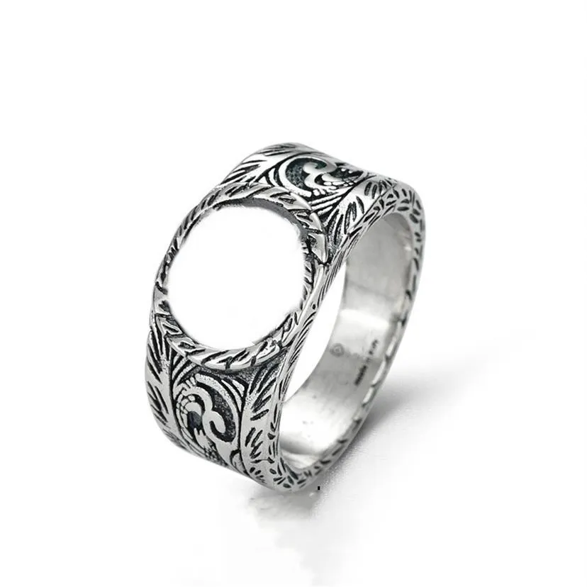 sterling sterling real Silver Ring عالية الجودة مصممة فاخرة خواتم King Snake شخصية مخططة الزوجين الأزياء 2543