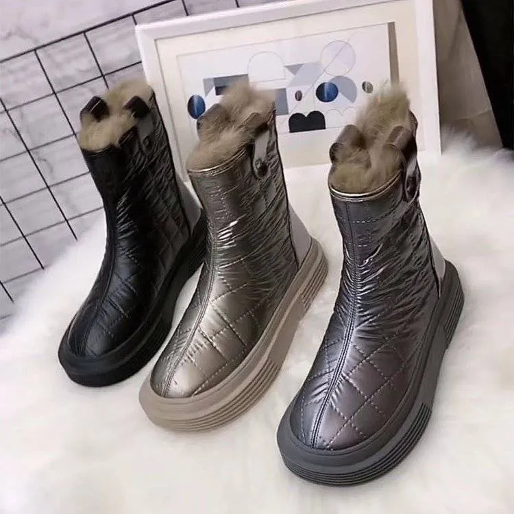 Snow Boots Kobiety moda nowa zimowa kaszmir Grutuje się bez poślizgu ciepłe bawełniane buty producenci sprzedaży bezpośrednia sprzedaż