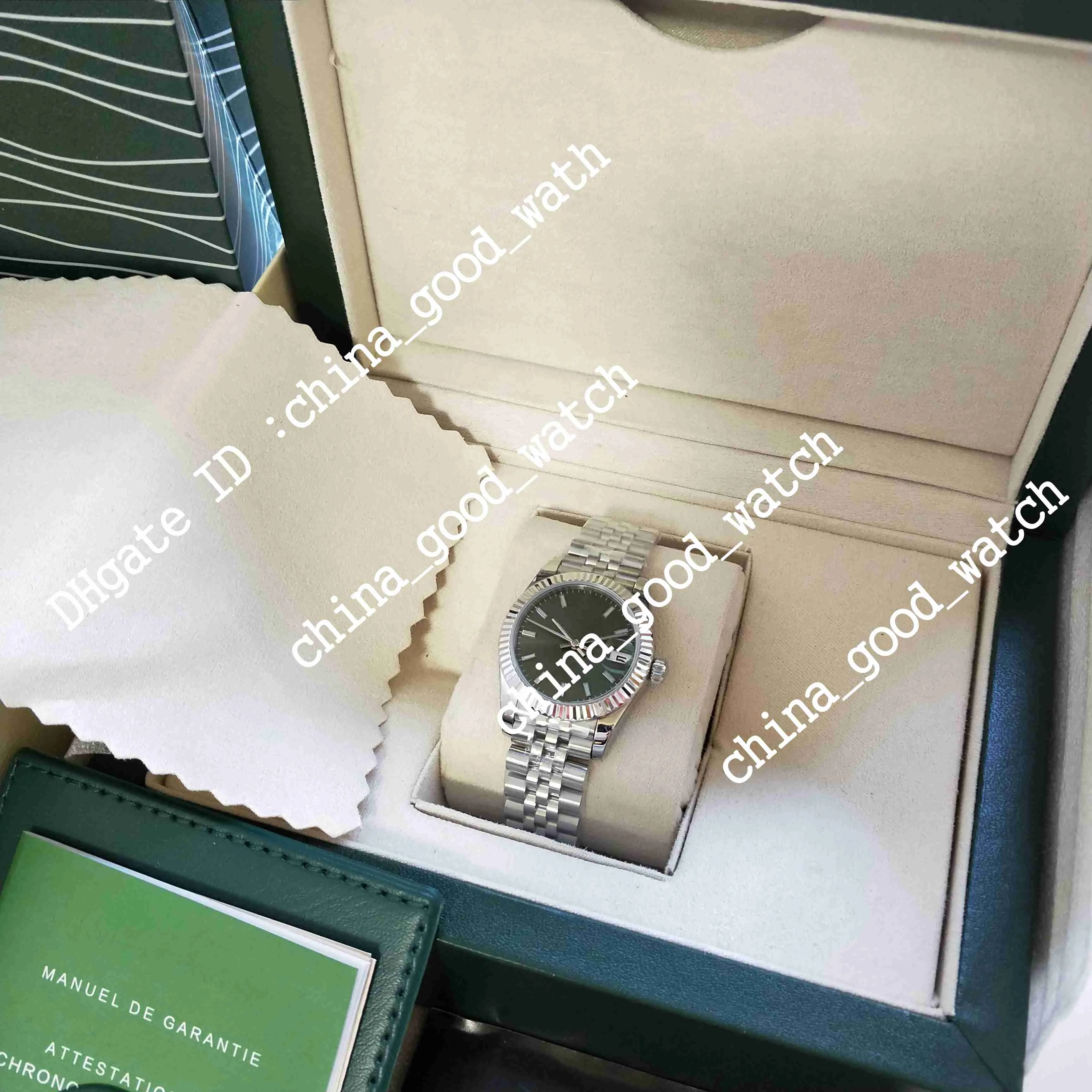 3 размера Supe Watch BPF Factory Нержавеющая сталь с автоматическим механизмом 31 мм 36 мм 41 мм Мятно-зеленый V2 Версия Ремешок Классические часы для дайвинга с датой Наручные часы с оригинальной коробкой