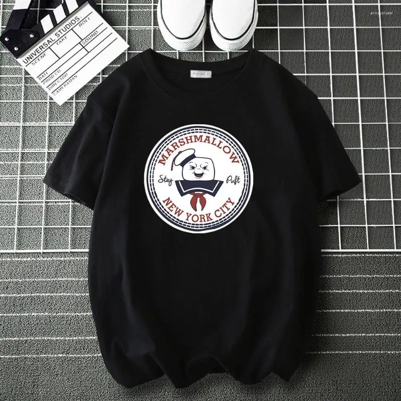 Camisetas masculinas Art Art Ghostbusters camiseta de algodão Camise