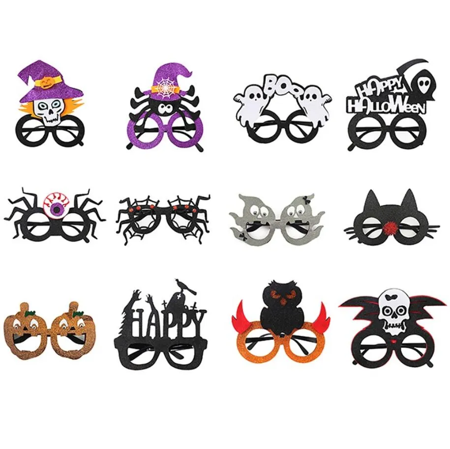 Halloween Party Decoration Scary Glasses Funny Ghost Festival Partys Supplies Skull Spider Glasses Horror Props