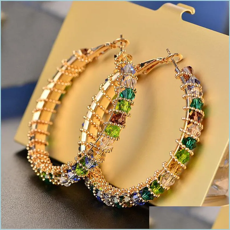 Hoop Huggie Circar Retro Hoop Earrings Fashion Brass Plated Gold Stud Earring Jewelry Women Ear Studs Apprideration 18 DHSeller2010 DH9PV