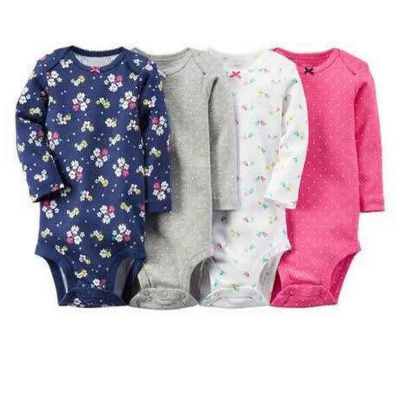 Baby Boys and Girls Clothing set Bodysuit set for Bebes soft Cotton Bodysuit Jumpsuit 4pcs 6pcs Pack Baby bebes set