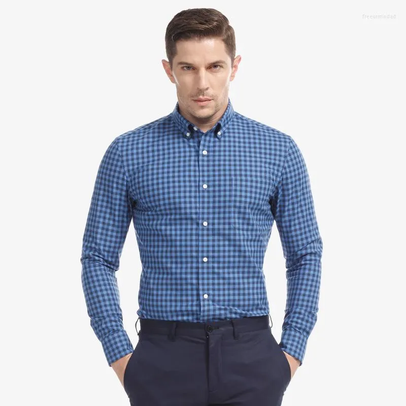 Męskie koszule mądra mądra męska koszula bawełniana krzanka camisa męka szczupła biuro biznesowe dla mężczyzn odzież plus size