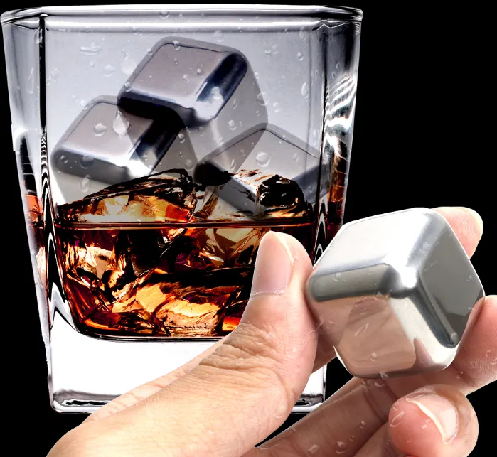 Cool Chillz Quick Freeze Ice Stones For Wine & Beer Stainless Steel