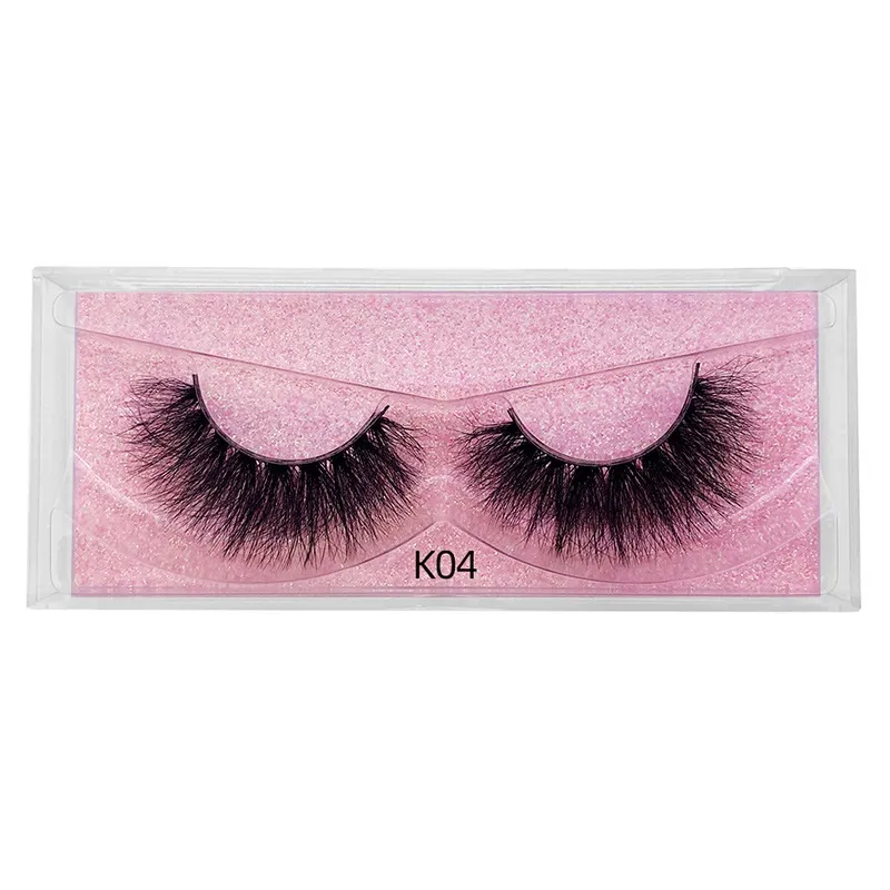 Extensions de faux cils en vison bouclé réutilisables à la main, doux, vifs, multicouches, épais, faux cils 3D, bande complète, 12 modèles, faciles à porter DHL