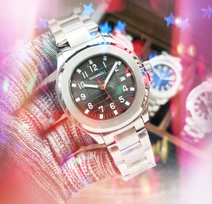 Dial de número digital quadrado masculino Relógio de 40mm Data de dia de 40 mm Automático Sapphire Glass Classic Model Classic Self Wind Fashion Watches Montre de Luxe