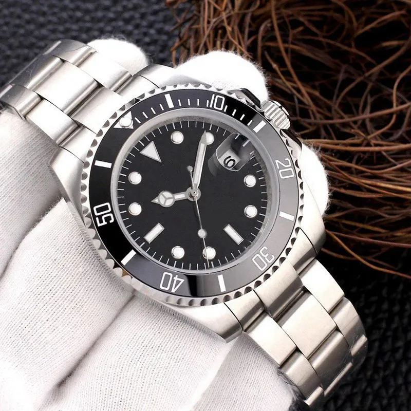 Clássico Marca U1 relógio masculino submarino mecânico relógios fashion 2813 40mm Entre ouro Pulseira de aço inoxidável Espelho de safira à prova d'água 50off