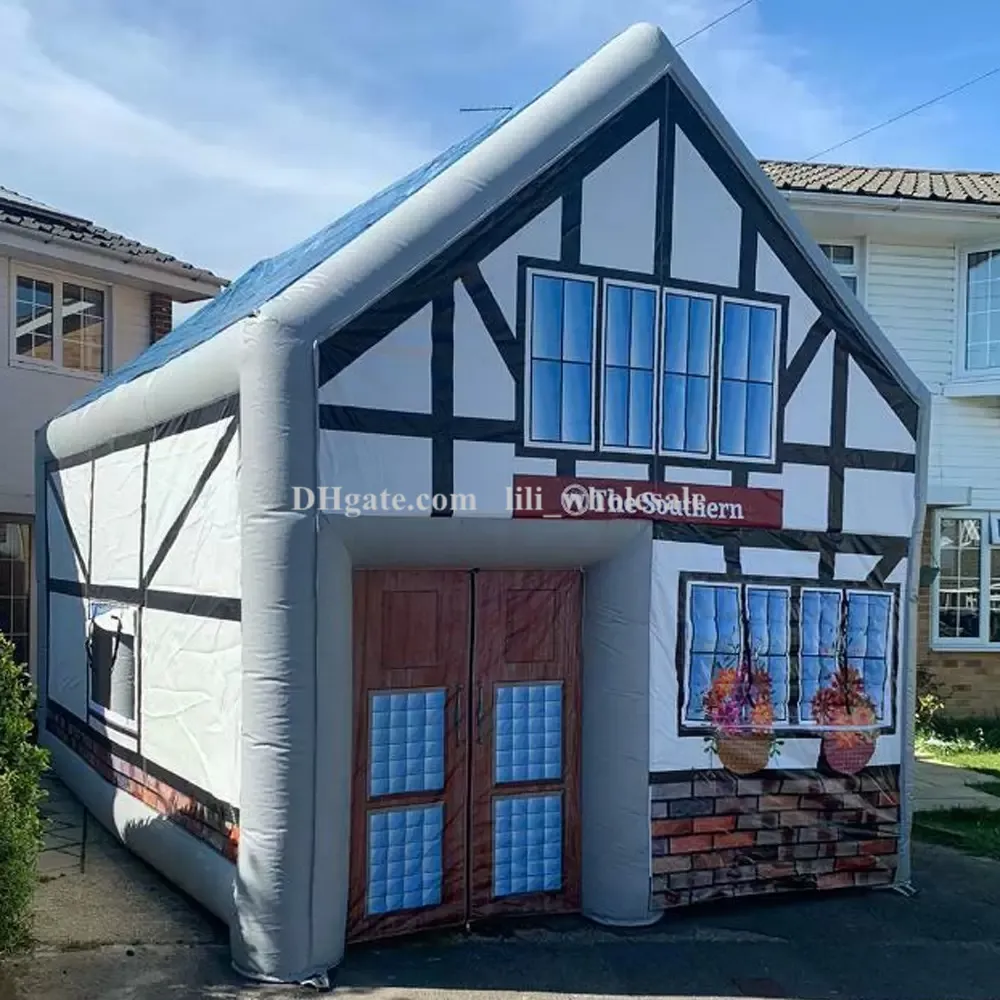 Maison gonflable moderne de boîte de nuit de tente de Pub de Bar de partie extérieure de 6x4m pour l'usage de jardin