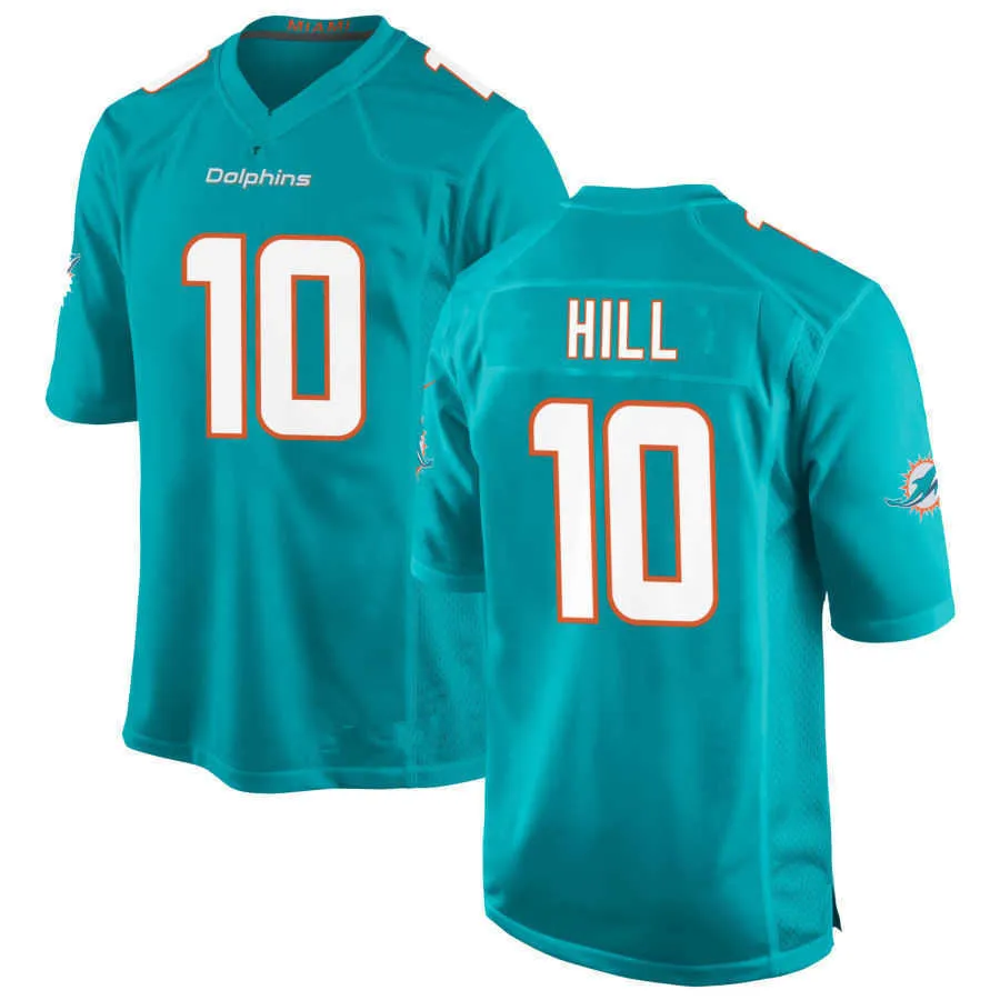 Quantity limited sale Tyreek Hill Jersey Custom Miami''Dolphins''MENS
