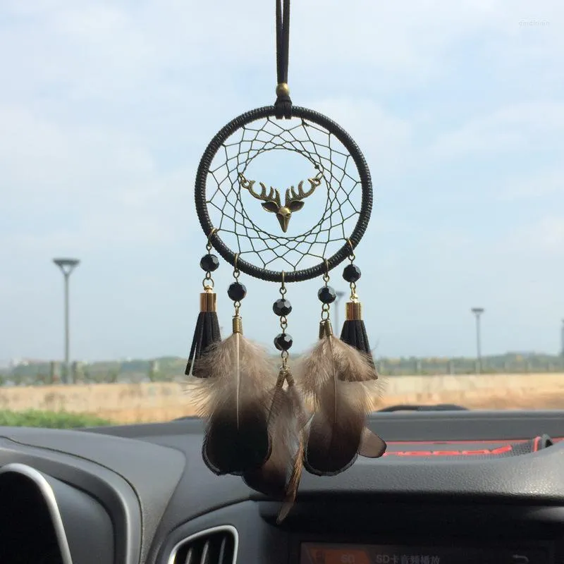 Декоративные фигурки объекты Dream Catcher Car Окрашение подвесная стена Подарок Ветр Чимедкоративный декоративенный