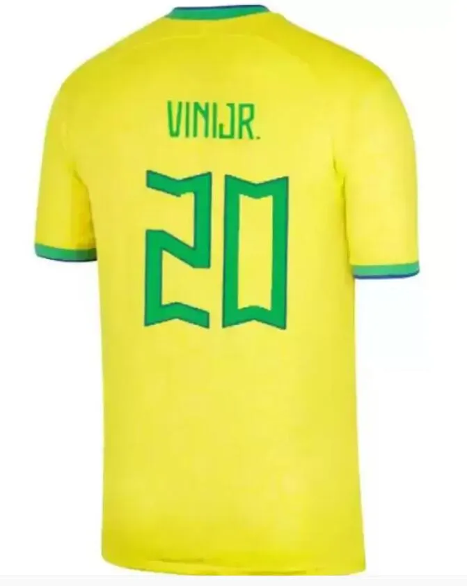 2022 Brazils VINI JR. Soccer Jersey Brasil CASEMIRO 22 23 National Team G.JESUS  P.COUTINHO Home Away Men Kids Kit L.PAQUETA T.SILVA PELE MARCELO Football  Shirt Uniform From 9,68 €