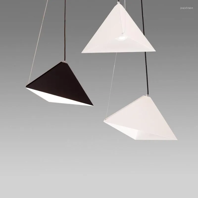 Pendellampor nordisk stil geometri design restaurang enkel modern personlighet konst stång justerbar vinkel järn pendent lampa hängande